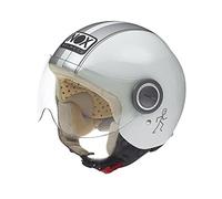 NOX Casque N210 blanc gris XL