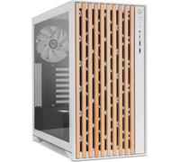 Nox Hummer ELEMENT Semi Tour ATX Verre trempé USB-C Blanc et Bois