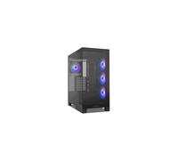 NOX Hummer GLOCK ARGB Semitorre ATX Cristal Templado USB-C Negra