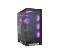 NOX Hummer GLOCK ARGB Semitorre ATX Cristal Templado USB-C Negra