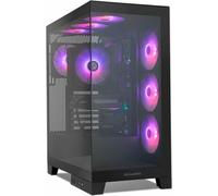 NOX Hummer GLOCK GLOCK ARGB Semitower ATX Verre trempé USB-C Blanc