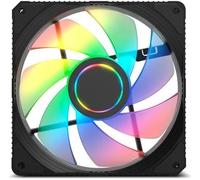 Nox Hummer M-Fan -Nxhummermfanventilateur De Boîtier 120Mm,Infinity Mirror Argb,7 Pales Translucides,Roulements Hydrauliques,Support De Coins En Caoutchouc