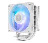 NOX Hummer NXHUMMERR400ARGBWH système de refroidissement d'ordinateur Processeur Ventilateur 12 cm Blanc