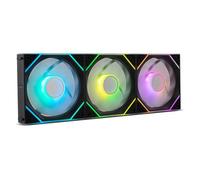 NOX Hummer Pro Link Boitier PC Refroidisseur d'air 12 cm Noir 3 pièces