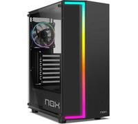 NOX Infinity Gamma Verre trempé USB 3.0 ARGB Noir