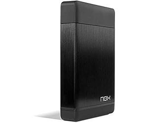 NOX Lite 3.5 -NXLITEHDD35- Boîtier externe pour disques durs SATA jusqu'à 10 To, USB 3.0, Plug&Play, matériau léger et compact, compatible avec toutes les versions de Windows, couleur noire