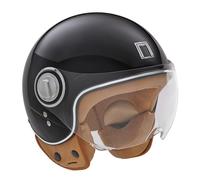 NOX PREMIUM CASQUE DEMI-JET IDOL - M - HELMET JET IDOL - NOIR BRILLANT