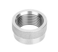 Nox Sensor Écrou Bonde À Souder En Acier Inoxydable M18x1, 5, Capteur D'oxygène O2, Connecteur Bonde Hexagonal Intérieur, Pièce Automobile, 1 Pièce Capteur D'Oxyde D'azote(Stainless steel)