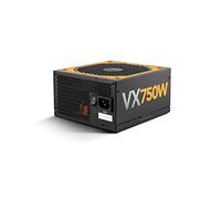 NOX XTREME PRODUCTS Alimentation PC 750W URANO VX 750W -NXURVX750BZ- Alimentation 750W, 80 plus bronze certifié, Ventilateur de 140mm avec contrôle PWM, Câbles plats et extra longs, Noir