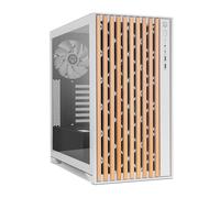 Nox Xtreme - Boîtier Hummer Element - Semitower ATX/M-ATX/ITX, verre trempé, 3x140mm, USB-C, blanc