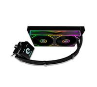 NOX XTREME PRODUCTS Hummer M-240 LCD Black - Kit de Watercooling CPU, Écran LCD, Radiateur 360mm, 2 Ventilateurs 120mm PWM, TDP 280W, Compatible avec Intel et AMD, Noir