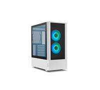 NOX XTREME PRODUCTS HUMMER NEMESIS - Micro ATX; ATX mi-tour, verre trempé avant et latéral, ventilateurs infinis LED ARGB, jusqu'à 8 ventilateurs, grands graphiques, USB 3.0, blanc