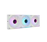 NOX XTREME PRODUCTS HUMMER PRO LINK - Kit de 3 ventilateurs ARGB magnétiques 120 mm PWM, connexion sans câbles, éclairage miroir infini, silencieux et refroidissement haute performance pour PC gaming