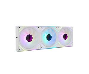 NOX XTREME PRODUCTS HUMMER PRO LINK - Kit de 3 ventilateurs ARGB magnétiques 120 mm PWM, connexion sans câbles, éclairage miroir infini, silencieux et refroidissement haute performance pour PC gaming