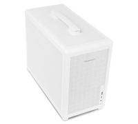 NOX Xtreme Products Hummer Refresh - Boîtier PC Mini Tour Micro ATX/ITX Transportable, Design Full Mesh, Ventilateur PWM 120mm Inclus, Espace pour 5 Ventilateurs, USB-C et 3.0, Blanc