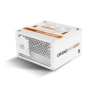 NOX Xtreme Products URANO Pro 650 W White 80 Plus Bronze, Alimentation ATX avec Ventilateur Silencieux 120 mm PWM, Protection intégrale (OVP, UVP, OPP, SCP, OTP), PFC Actif, câbles Plats, Blanc