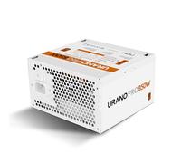 NOX Xtreme Products URANO Pro 850 W White 80 Plus Bronze, Alimentation ATX avec Ventilateur Silencieux 120 mm PWM, Protection intégrale (OVP, UVP, OPP, SCP, OTP), PFC Actif, câbles Plats, Blanc