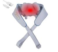 Noxa Massager Lymphatic, Noxa Massager for Deep Tissue, 3 Levels Adjustable 6D Deep Kneading Shoulder, Rechargeable Portable Electric for Back, Neck & Shoulders (Grey)