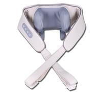Noxa Massager,Noxa Neck and Shoulder Massager,Shiatsu Neck and Back Massagers,with Heat for Pain Relief Deep Tissue,Adjustable Modes (White)