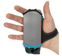 Noxgear Support de téléphone portable avec porte-clés et fente pour carte pour la course, le jogging et l'entraînement - Compatible avec tous les téléphones - Lavable en machine (bleu noxgear pour
