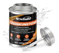 NoxGule 200g Silicone Salle de Bain, Joint Plan de Travail Cuisine, Joint Silicone Blanc Salle de Bain, Mastic d'étanchéité étanche, Convient aux Cuisine, Salle Bains, Joints Fenêtres, Toiture