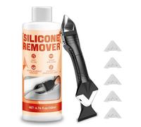 NoxGule 200ml Enlever Joint Silicone, Dissolvant Silicone, Dissout Joint Silicone, Rapidement Efficacement, Convient pour cuisines, salles de bains, éviers, Comprend Lisseur Joint Silicone