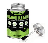 NoxGule Colle Caoutchouc, Colle Contact, Colle Extra Forte Tout Support, Adhérence Forte, pour les Joints de Porte, Cuir, les Baguettes Décoratives et le PVC Rigide,120ml