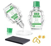 NoxGule Testeur Or, Kit Testeur Or, Test Or, Testeur Or 9 14 18 24k, Contient une Solution de Test D'or+Pierre de Touche, Test Rapide et Fiable, Facile à Utiliser, 20 ml