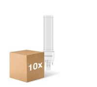 Noxion Lot 10x Lucent PL-C LED 5.2W 650lm - 830 Blanc Chaud | 2-Pins - Équivalent 18W