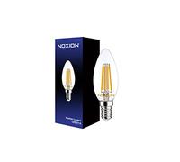Noxion Lucent LED E14 Bougie Filament Claire 4.5W 470lm - 827 Blanc Très Chaud | Dimmable - Équivalent 40W