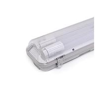 Noxion Réglette LED Étanche Boîtier Vide Poseidon V2.0 incl. 2x Noxion Tube LED T8 Standard Output 9W 2x900lm - 830 Blanc Chaud | 60cm