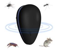 Noxtioanip Ultrason Souris et Rats, Répulsif Ultrason Moustique, Répulsif à Ultrasons pour Souris, Puissant Ultrasonique Contre Les Nuisibles, pour Mouse, Moustique, Araignée, Cafard, Mouche, Fourmis