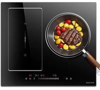 NOXTON Plaque à Induction - 3 Foyers avec Zone Flexible - Encastrable
