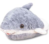 Noxxiez Chauffe-pieds doux et moelleux pour enfants - Une chaleur agréable pour les jours froids Requin