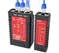 Noyafa NF - 468s testeur de câble réseau, mappeur de câble, testeur Poe, testeur de continuité de câble Ethernet - RJ45 / RJ11 / cat5 / cat6 / cat5e / cat6a, ligne téléphonique cat3