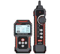 NOYAFA Testeur de câble réseau avec POE, traceur de fils avec test de longueur de câble, clignotement de port, NCV pour câble réseau, prend en charge le chargement de type C NF-8209S