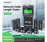 NOYAFA testeur de câble réseau NF-8108M traqueur de câble avec 8 mesures à distance testeur de longueur de câble RJ45 RJ11 outils réseau NF-8108M