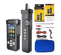 NOYAFA Testeur de réseau avec balayage IP, test PING et taux de commutation, cartographie des câbles réseau TDR, testeur de câbles Ethernet RJ11 RJ45 pour test PoE Cat5/Cat6, NF-8506