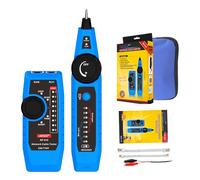 Noyafa Testeur de réseau multifonction NF-810, traqueur de fil réseau Ethernet LAN avec testeur de ligne téléphonique, balayage de ligne réseau, balayage de câble d'alimentation et fonctions de test