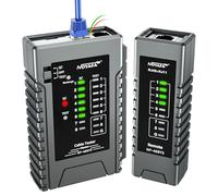 NOYAFA Testeur de réseau, Testeur de câble réseau RJ45, QC LAN Test de câble pour RJ45, RJ11, RJ12, Testeur de continuité de câble Ethernet, CAT3 CAT5 CAT6 Testeur de câble Testeur de câble, POE Test