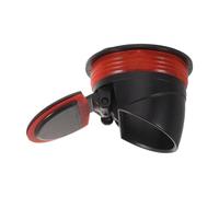 Noyau Anti-refoulement en Silicone Plastique Noir Cuisine et Salle de Bain | Protection les Odeurs et Reflux, Installation Facile, Résistant à Corrosion, Accessoires pour Canalisation