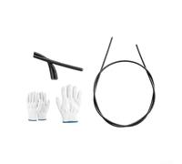 Noyau d'arbre d'entraînement flexible, câble intérieur de rechange | 1,45 m avec gants 5 x 5 mm extrémité carrée en acier haute torsion résistant à la fatigue perte de puissance Fix pour