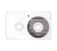 Noyau de Bande Audio Vide 60, Remplacement Cassette | Solution Réutilisable en Plastique Noir, pour Enregistrement Vocal, Usage Domestique ou Professionnel, 10x6,5cm