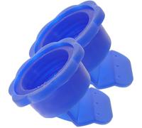 Noyau de Siphon Anti-odeur Bleu 2 Pièces, Silicone | Fermeture Automatique, Installation Simple, Usage Salle de Bain et Toilettes, Dispositif Anti-retour pour Évacuation