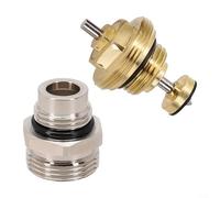 Noyau de valve à ressort automatique, pièces filetées en laiton G1/2 x G3/4, insert d'actionneur de distributeur de chauffage au sol, bobine de broche de retour pour circuit de chauffage au sol