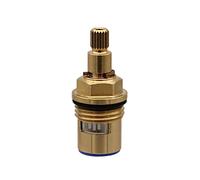 Noyau de Valve de robinet en céramique et laiton, 1 pièce, 1/2 ", cartouche de robinet quart de tour Durable for cuisine et salle de bains(Blue)