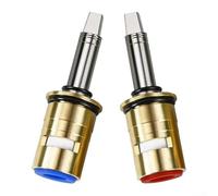 Noyau de valve de robinet, pour Chicago Hot Cold Replacement Set Durable Chip Tap Repair Part Easy Install Brass