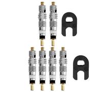 Noyau De Valve Presta Détachable, 2 Pièces 4 Pièces De Remplacement Pour Partie De Vélo Vtt, Valve De Pompe À Air Française Schrader