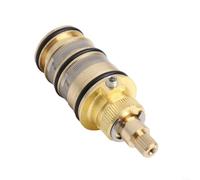 Noyau de valve thermostatique en laiton pour réparation de mitigeur de douche et de baignoire compatible avec la plupart des vannes de commande thermostatiques (noyau de valve H-1)