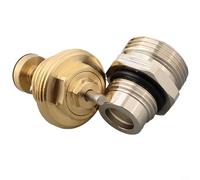 Noyau de vanne à goupille pour collecteur de chauffage au sol avec M30 x 1. Partie filetée, soupape de retour en laiton pour remplacement du système de chauffage au sol, compatible avec G1/2